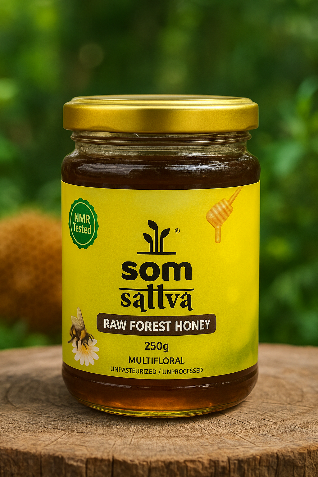 Som Sattva Premium Raw Forest Honey